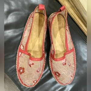Long Champ shoes barely used.